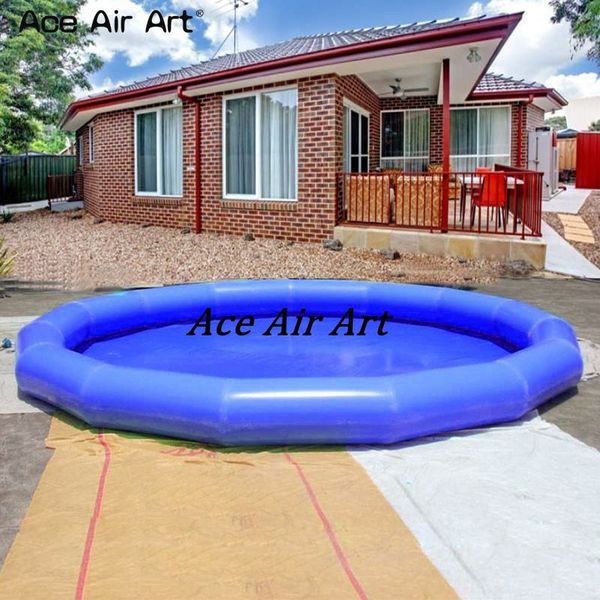 7m DIA (23 pies) con piscinas de piscinas de patio trasero inflable personalizado con ventilador con ventilador de CE/UL gratis y kit de reparación hecho
