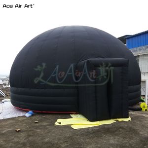 7m diameter ontworpen opblaasbaar Planetarium Igloo Science Education Discovery Dome Igloo met matvloer voor Japan