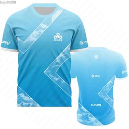 7m0i Heren T-shirts Stratus Cloud Heren T-shirt Korte mouwen Esports Team 3D-printen Comfortabel en casual Custom Uniform Genoemd door fans