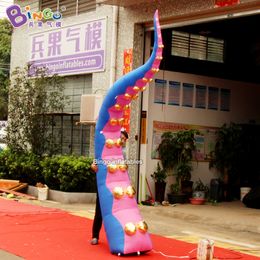 Tentáculos de pulpo inflables de 7 mH (23 pies) de altura, globos de animales, tentáculos de calamar para publicidad, decoración de eventos con soplador de aire, juguetes deportivos