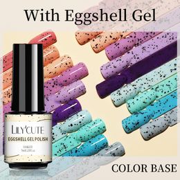 7 ml Nude Eggshell Nagelgelpoliermittel Transparentes Gel Soak Off Gel UV LED Nail Art Maniküre DIY Lack mit beliebigen Farbgelen