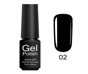 7 ml gel de couleur pure semi-permanent 29 couleurs vernis à ongles gel uv tremper de gel ongle LED longlasting Varnis5602775