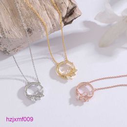 7nh8 Designer Tiffanyset Pendentif Colliers t Jia Di Jia Collier Boutique Bijoux Collier Saint Valentin Cadeau Mode Fleur Bague Pendentif Design Sense