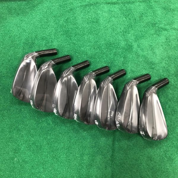 7pcs Brand 790 Irons Black Golf Iron Set 49p RS Flex Steelgraphite Arbre avec couvercle de tête 240422