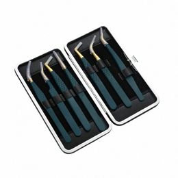 7pcs faux yeux pince à épiler pour sourcils pince à ongles cils soudure L ventilateur autocollant eyel extensi outils de maquillage fournitures z4Hs #