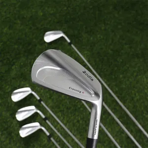 7PCS Golfclubs Zodia Irons Originele CNC Gesmeed Golf Iron Set 4-9P R/S Flex staal/Grafiet As Met Head Cover