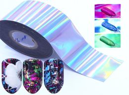 7 stks holografische nagelfolie kleurrijke transfer stickers sterrenheme stickers schuifregelaars voor nagel art decoratie tips manicure tools bea073041852