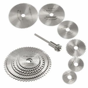 Freeshipping 7 Pz / lotto Lame per seghe Dischi da taglio HSS 22/25/32/35/44 / 50mm Utensile rotante per mandrino per Dremel