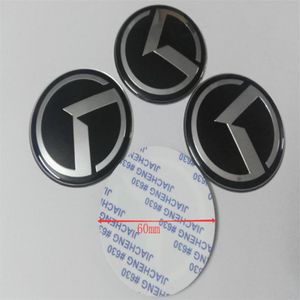 7 stks nieuwe zwarte K logo badge embleem voor KIA nieuwe Forte YD K3 2014 2015 auto emblemen 3D sticker294E