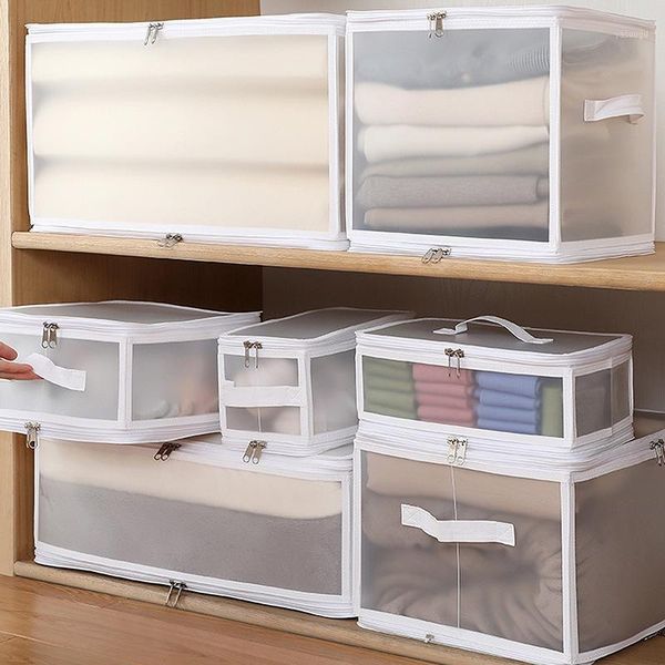 7 unids/set armario transparente portátil clasificación de ropa organizador ropa interior sujetador caja de almacenamiento de viaje bolsa de lavado de maquillaje para el hogar bolsas