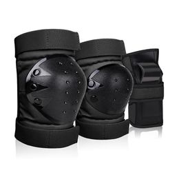 7pcs Stickage de protection du patinage de protection coffre de poule de genou Casque Padds de pad au poignet Protecteur