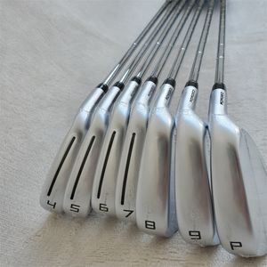 La 4e génération 7PCSP770 Golf Club longue distance P Golf Iron 7-70 Irons Golf Iron Set 4-9p R / S Flex Steel / Graphite Arbre avec couvercle de tête