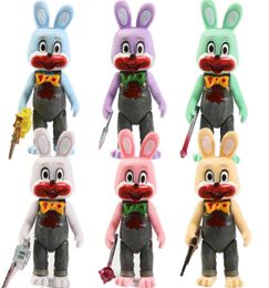 7 pièces ensemble Silent Hill 3 Robby le lapin PVC modèle poupées jouets figuraux à collectionner 2206134214719