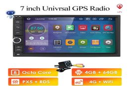 7quot Android 100 Octa Core 4G Ram 64g Rom Universal Double 2 Din pour Nissan Car Audio GPS GPS Navigation Radio Car Multimed4925897