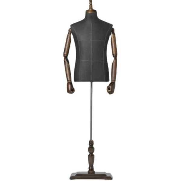 7style café mâle main Mannequin accessoires demi-corps scène magasin de vêtements présentoir bras costume modèle hauteur réglable 1pc C060