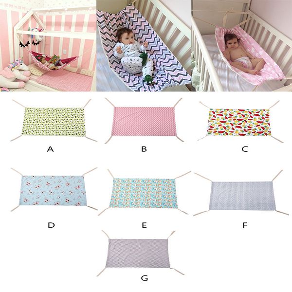 7 estilos cuna recién nacido hamaca infantil bebé Hangmat impreso viaje portátil bebé cama para dormir cuna desmontable cuna hamaca 100*70 CM DA053