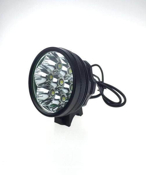 Feu avant de vélo 7T6, 7Cree XML T6, 3 Modes, 9800lm, avec chargeur de batterie 618650, 8822447