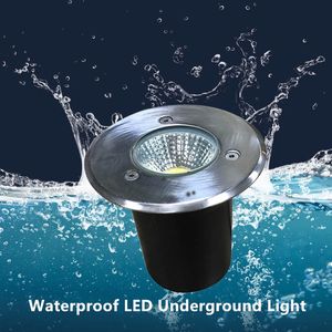 7W 12W LED Begraven IP67 AC85-260V DC12V Diameter 120mm Inbouwdek Licht Buiten Grondspot Landschap Lamp Tuin Stap Licht 3000K 6000K