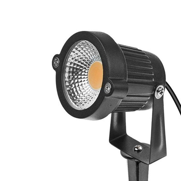 7W COB étanche extérieur jardin basse tension AC12V lampe à gazon support à pointes 2 pièces