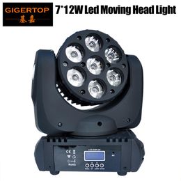 7x12W 4in1 RGBW Super Bright LED Moving Head beam-4 in 1 Moving Head Beam Light 100V-240V 90W Led Beam Light288M