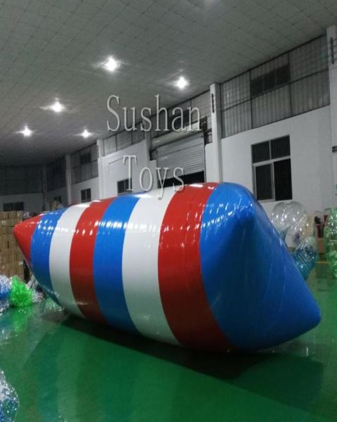 7x3m Blob d'eau gonflable saut oreiller d'eau Blob Sac de saute