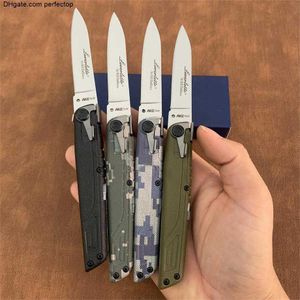 8.05 Hotsale italiano FRN Bill DeShivs Leverletto Cuchillo Horizontal Acción única auto Cuchillos tácticos Camping Caza Supervivencia Cuchillos EDC F125 Herramientas