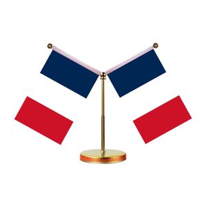 8 * 11cm mini drapeau français avec pays d'Europe occidentale Irlande Bergen France Toard de bord de camion UK conduisant le drapeau français 240426