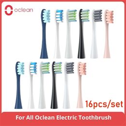 8/ 16pcs Tandborstelkoppen voor alle OClean X/ X Pro/ Z1/ F1/ One/ Air 2/ Se Sonic Soft Electric Toothbush vervangende borstelkoppen 240411