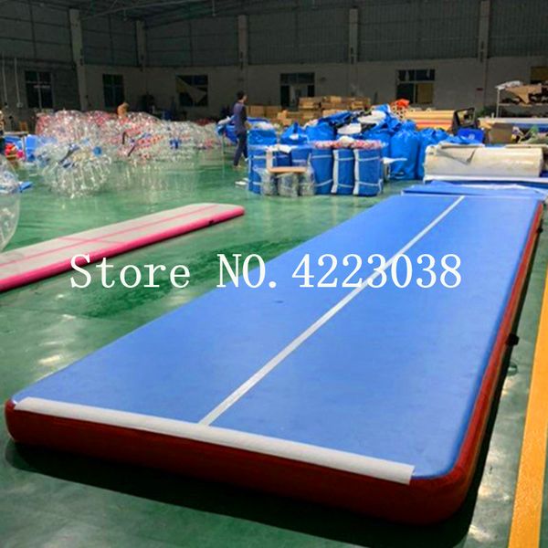 Livraison gratuite 8*2*0.2 m gonflable Tumble Track Trampoline Air Track gymnastique gonflable tapis d'air livré avec une pompe