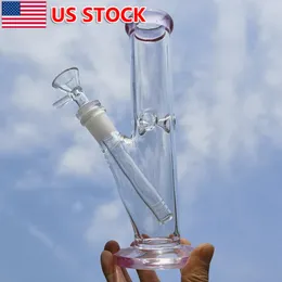 8,2 inch zware glazen bong dikke klassieke heldere waterpijp waterpijp + 14 mm kom