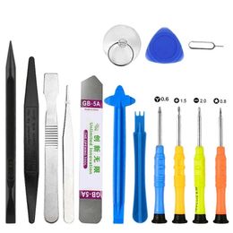 8-24PCS Mobiele telefoon Reparatiehulpmiddelen Opening Proy Bar Screen Demontage schroevendraaier ingesteld voor iPhone X 8 7 6s 6 Hand Tool Kit