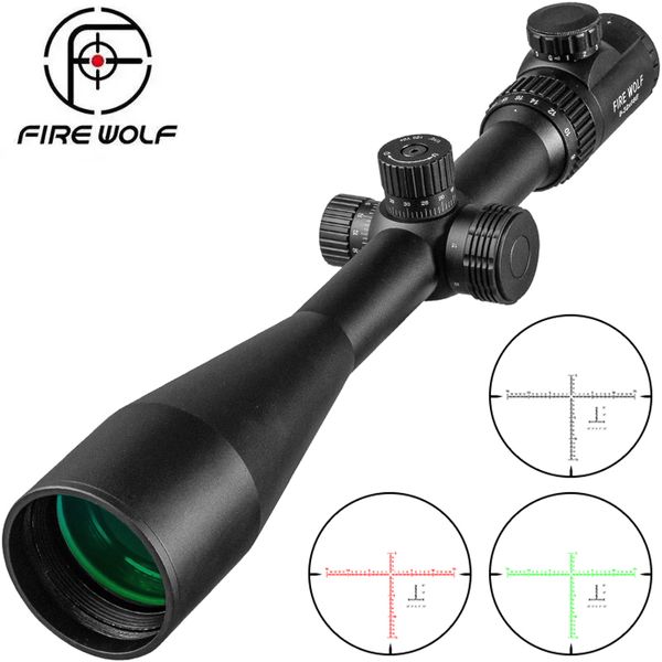 8-32x56 E Rifle d'air Optique Red Dot Dot Green Scope Compact Riflescopes Chambre de chasse avec des supports de rail de 20 mm / 11 mm