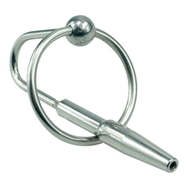 8 42 mm en acier inoxydable médical anneau de tête sonore urétral avec bouche de pénis Baulle Pinis Jewelry Tube Sex Toys Produits