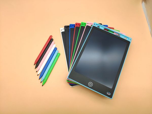 Tableta de escritura LCD para niños, tablero de escritura a mano con dibujo de garabatos, borrable, sin papel, de 8,5 pulgadas