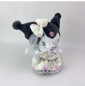 8,5 inch Fashion Kawaii Wedding Veil Kuro Mi Plush Toy Fluffy Gevulde plush Doll Festival Gift Doll Kids Toys