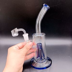 8,5 inch glazen water bong lateahs met boomarm perc dikke rookpijpen met vrouwelijke 14 mm gewricht