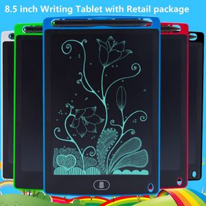 8.5 pouces LCD écriture tablette planche à dessin tableau noir tampons d'écriture cadeau pour adultes enfants sans papier bloc-notes tablettes mémos