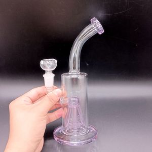 8.5 inch Dikke Waterpijpen Vrouwelijke 14mm Oil Dab Rigs Glazen Water Bong Pijpen met Boom Arm Perc