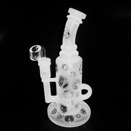 8,5 inch glazen bongs lange Dab rig ruig waterpijprecycler bongwaterpijp vrouwelijke gewricht maat 14,4 mm