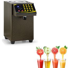 8.5L Fructose kwantitatieve machine automatische fructose dispenser siroop dispenser roestvrij stalen vat 16 raster fruit suga machine