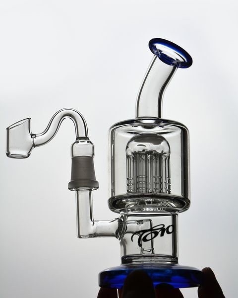 8,6 pouces Toro verre bong narguilés bras arbre perc bécher bong conduite d'eau dab rigs accessoire d'huile enivrante