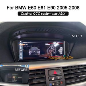 8,8 pouces Android13 Écran DVD DVD GPS Player Stéréo NAVI pour BMW E60 E61 E90 CCC 2005-2008 Radio Multimedia Navigation In-the Head Unit