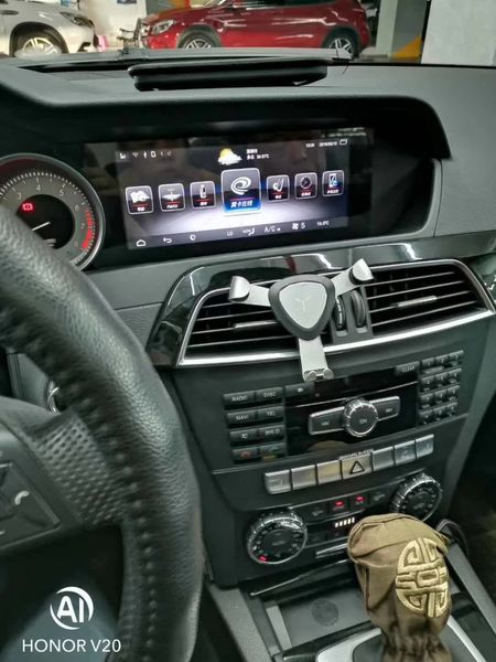 8.8 pouces Android 9.0 4G RAM lecteur DVD de voiture stéréo pour Mercedes Benz C 2011-2014 support carplay Wifi GPS BT Radio Mirrolink