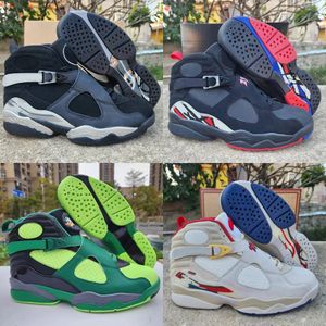 8 8s Gorge Green Pure Platinum Chaussures de basket-ball Oregon SoleFly Chrome South Beach Aqua Noir Cool Gris Take Samurai Hommes Baskets de sport Baskets de sport Taille 13