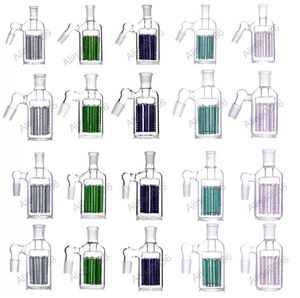 8 bras arbre cendrier narguilés 90 45 degrés pour bangs verre tuyau d'eau barboteur 14mm 18mm receveurs