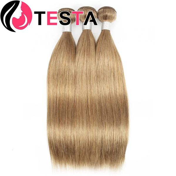 # 8 Ash Bond Bundles Human Human Brésilien Silky Straight Weave Double Waft 100% Remy 234 240327