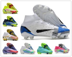 8 jongens VIII Superfly 360 Elite FG voetbalschoenen XIV CR7 100 KM Flames Recharge Nieuw seizoen Dragonfly Ronaldo PACK Heren Dames Jongens Hoge voetbalschoenen Cleats US35-11