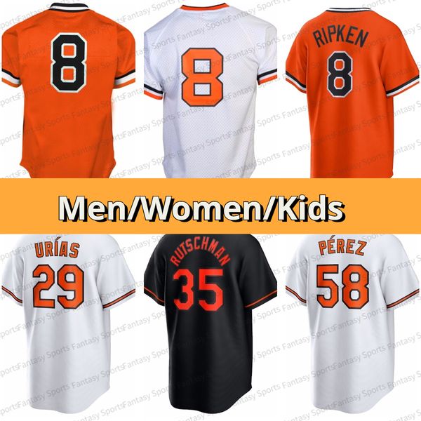 8 Cal Ripken Jr. Jerseys de béisbol personalizados 12 Rougned Odor 21 Austin Hays Retro 16 Trey Mancini 19 Chris Davis Roberto Alomar 33 Eddie Murray 5 Brooks Robinson Jorge Mateo