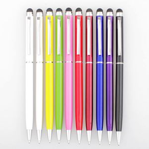Stylet stylo à bille 2 en 1, multifonction, capacitif, pour écran tactile, écriture pour téléphone portable intelligent, tablette, 4000 pièces/lot