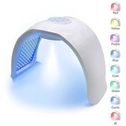 8 kleuren LED Licht Foton Therapie Gezichtsmasker Gezicht Huidverjonging Whitening SPA Mouisture Rimpel acne Verwijderen Schoonheid Apparaat